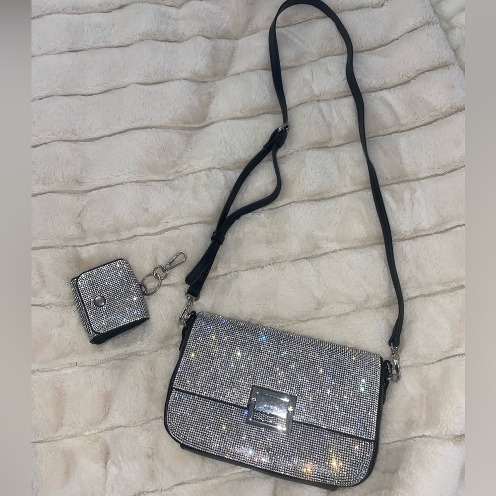 Sparkly Silver ALDO Purse